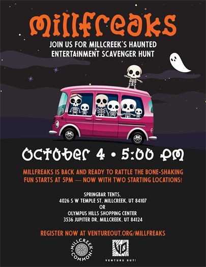 We want you Millcreek Businesses to Join the Trunk or Treat! 
