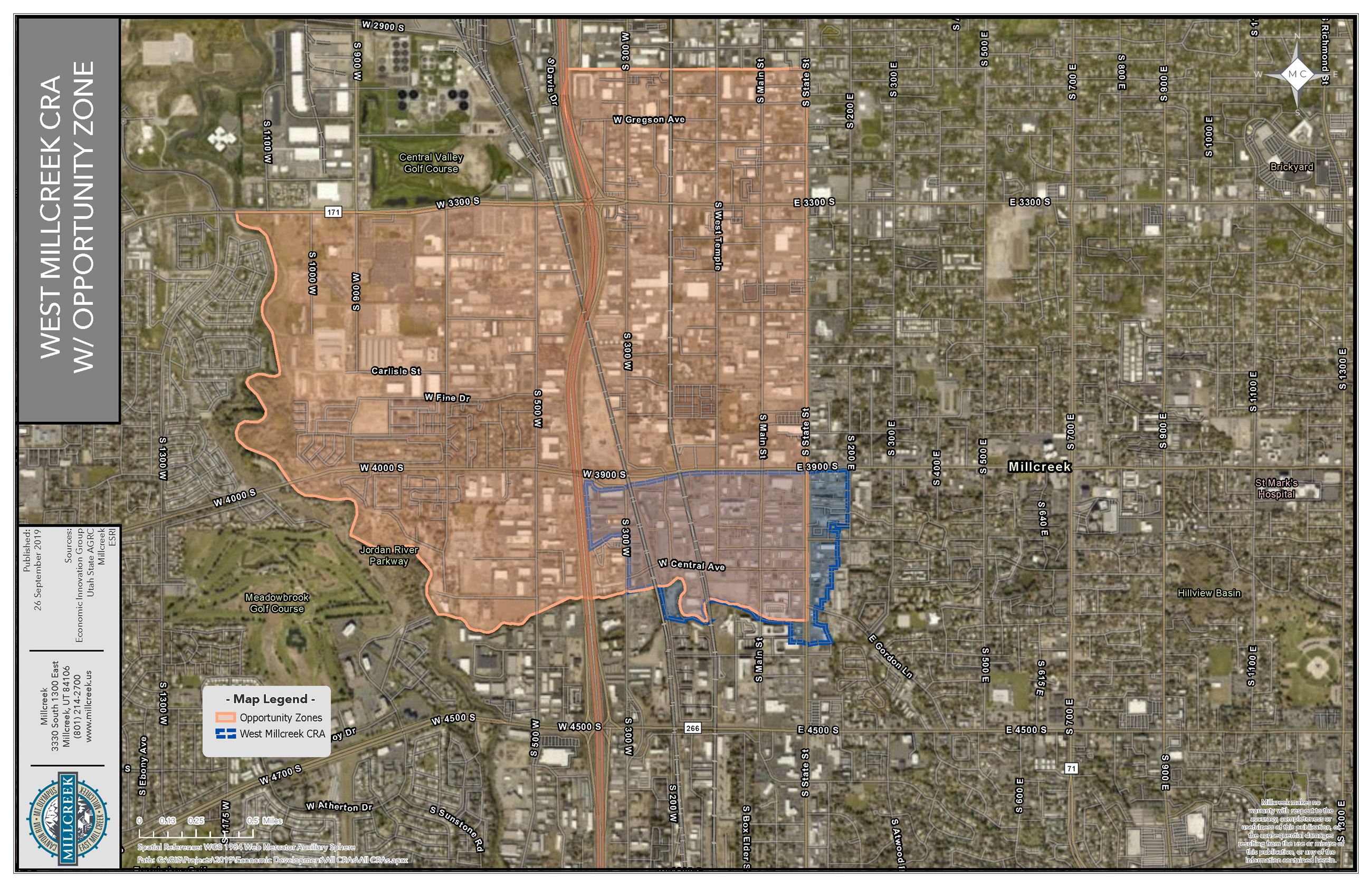 ANSI - Tabloid (11x17) - West Millcreek CRA with Opp Zone